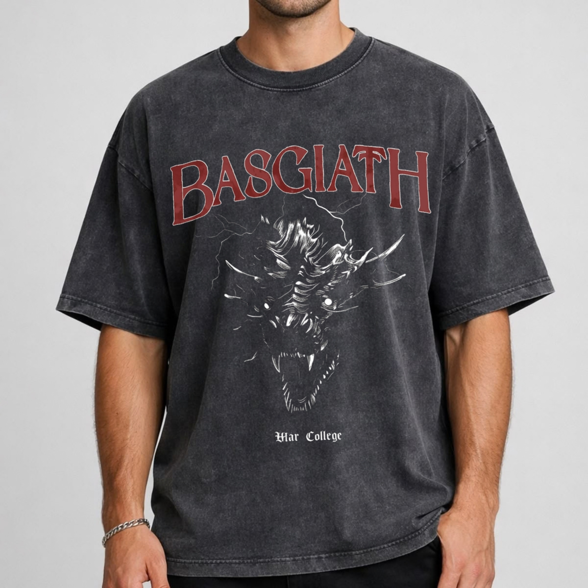 Riders Quadrant Crest Tee – Vintage Basgiath War College Dragon Rider Shirt