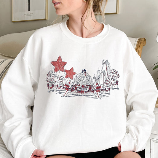 Macy's Thanksgiving Day Parade Sweatshirt – 100th Parade Graphic Crewneck