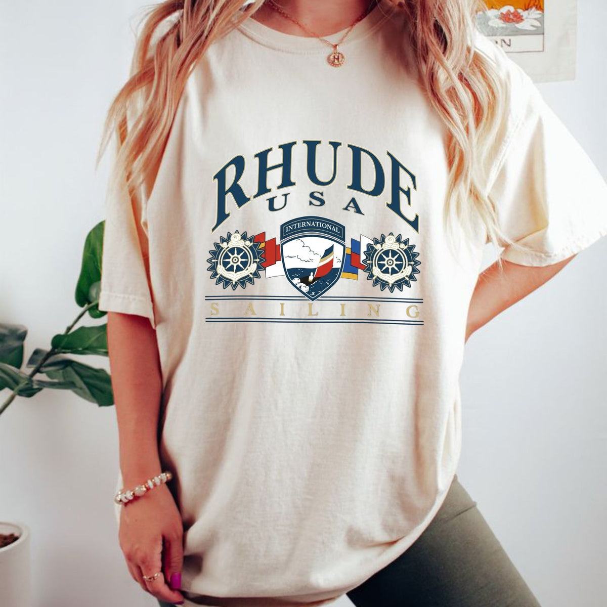 American Regatta Vintage Club T-Shirt – High-End Nautical Aesthetic Streetwear Tee