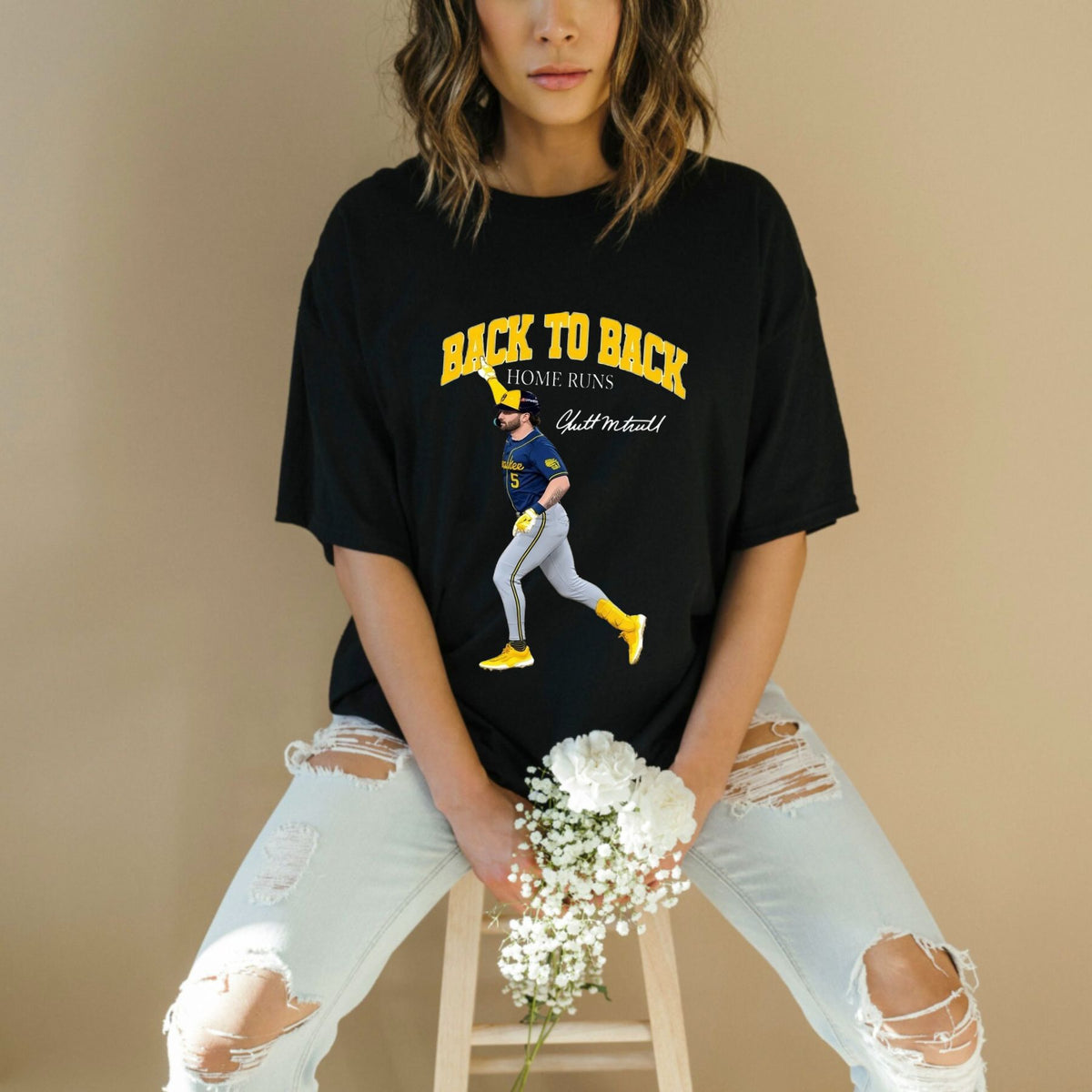 Back To Back Home Run Hero T-Shirt – Funny Baseball Stadium Game Day Graphic Tee