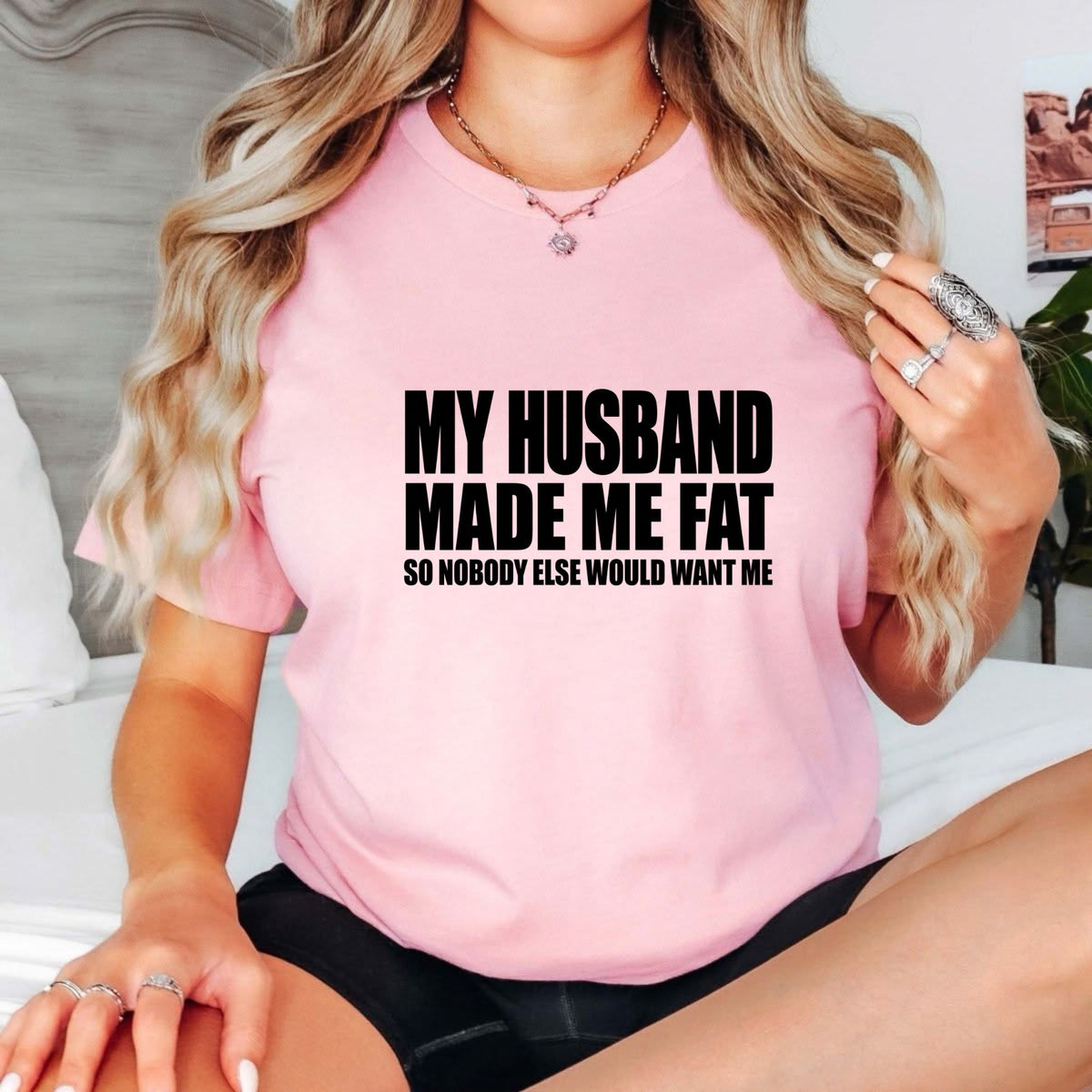 Husband Feeding Strategy T-Shirt – Funny Married Life Humor Graphic Tee