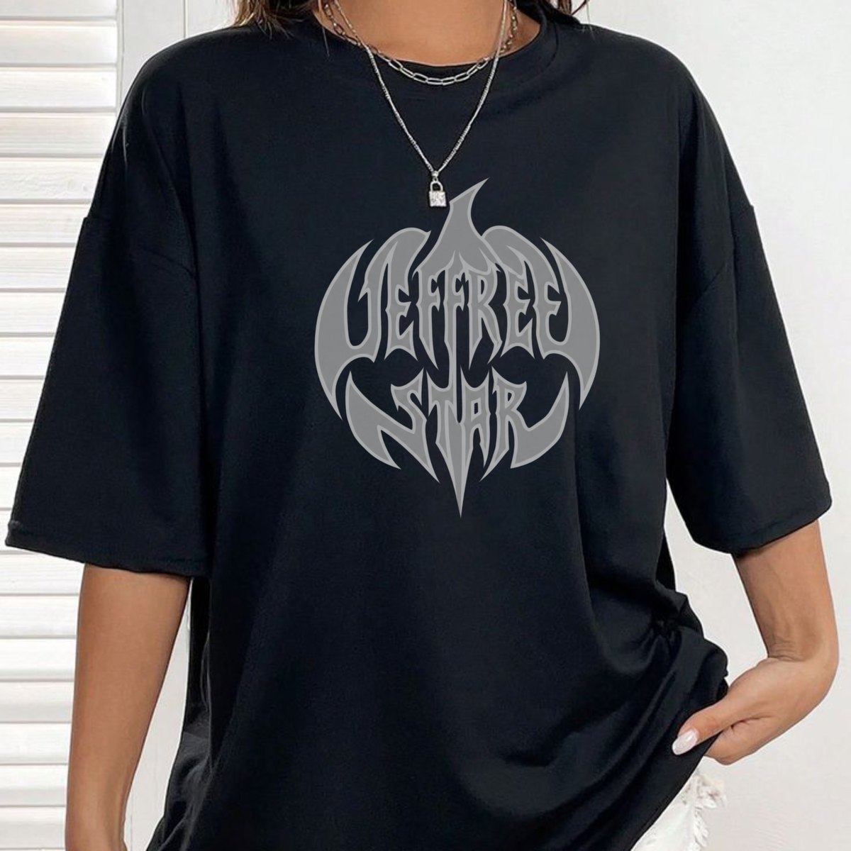 Obsidian Blast Logo Tee – Gothic Metal Dark Aesthetic Heavy Metal Streetwear Shirt