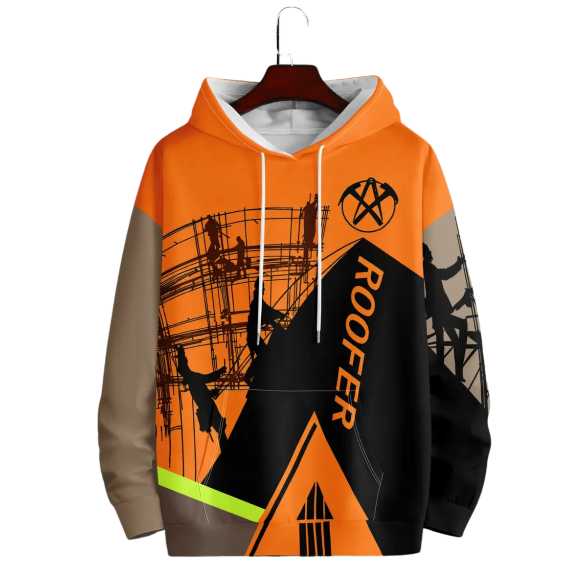Scaffold Surge Hoodie – Realistic Scaffolder Construction Safety Graphic Pullover