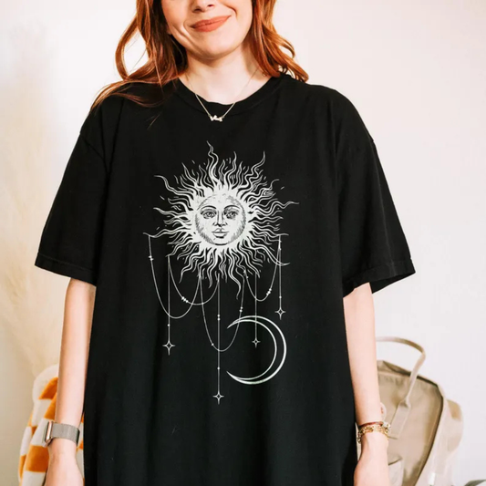 Comfort Colors® Patricia Boho Sun and Moon T-Shirt