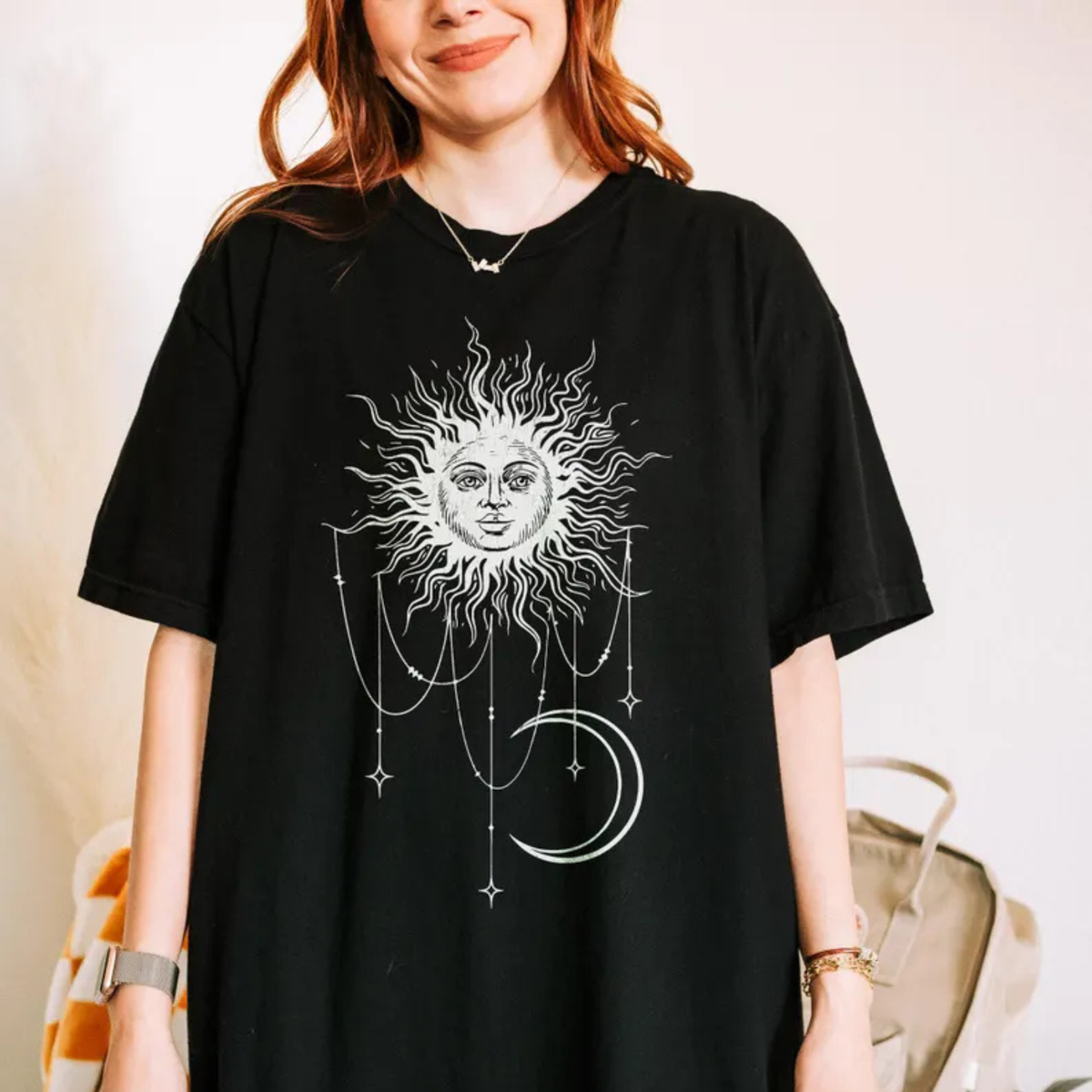 Comfort Colors® Patricia Boho Sun and Moon T-Shirt