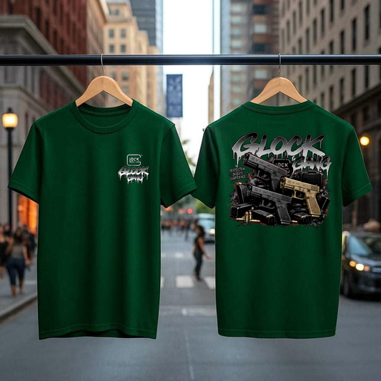 Glock Tactical T-Shirt "Glock Gang" Firearms Enthusiast Shirt