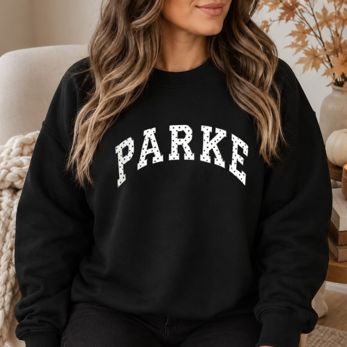 Parke Horizon Crewneck – Preppy Varsity Minimalist Graphic Sweatshirt
