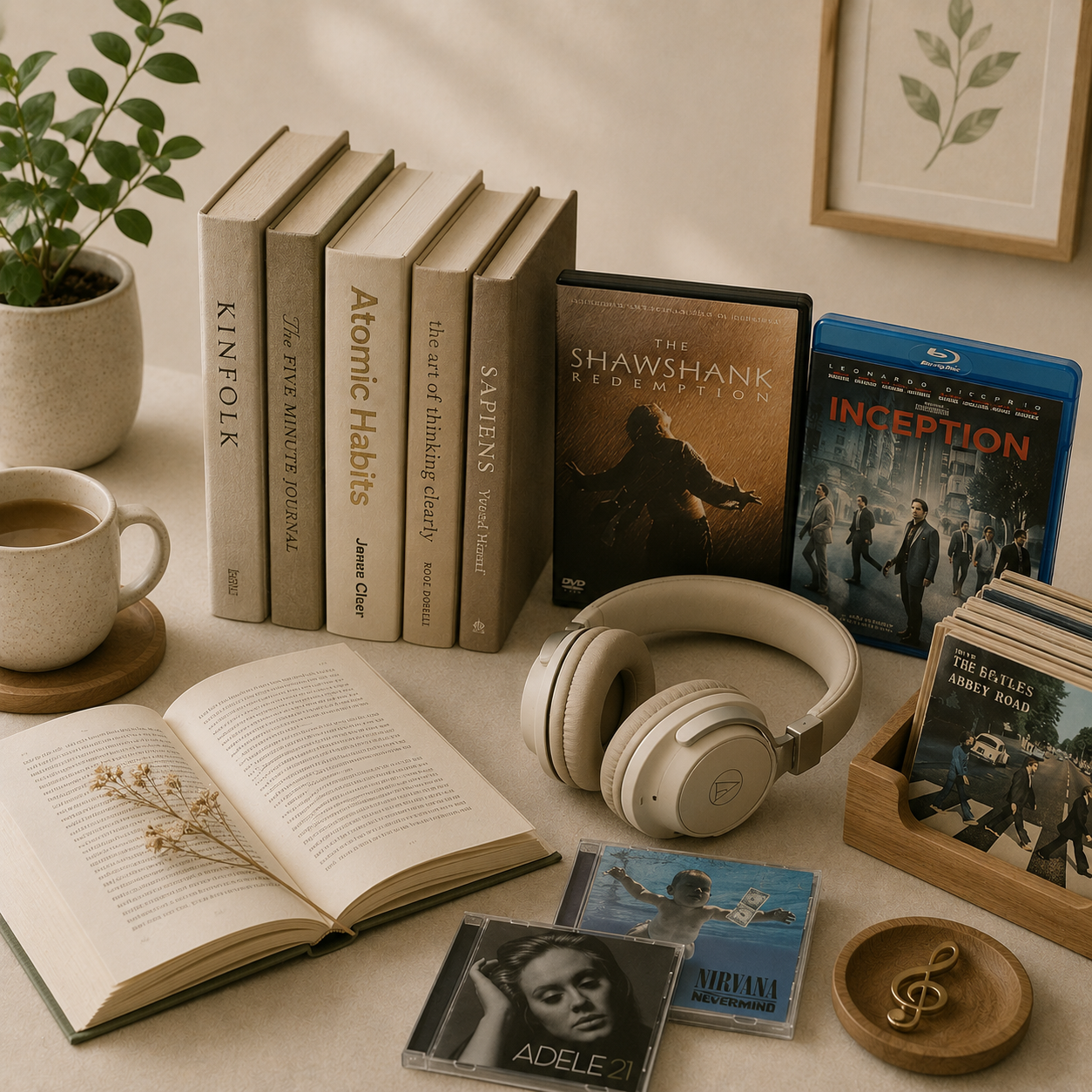 Book, Movie & Music
