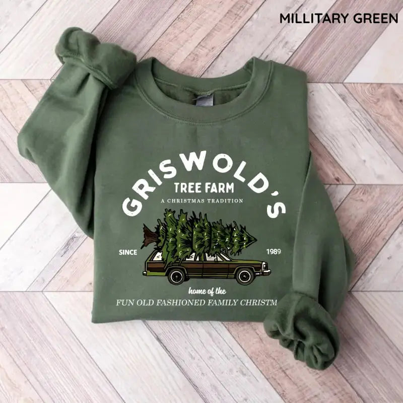 Roots-And-All Haul Sweatshirt – Griswold Family Christmas Vacation Graphic Crewneck
