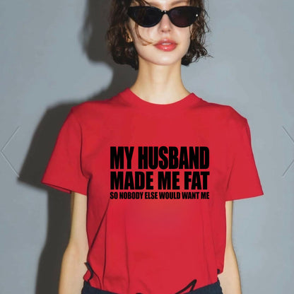 Husband Feeding Strategy T-Shirt – Funny Married Life Humor Graphic Tee