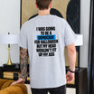 Spooky Left Wing Lazy Costume T-Shirt – Funny Election Season Political Satire Tee