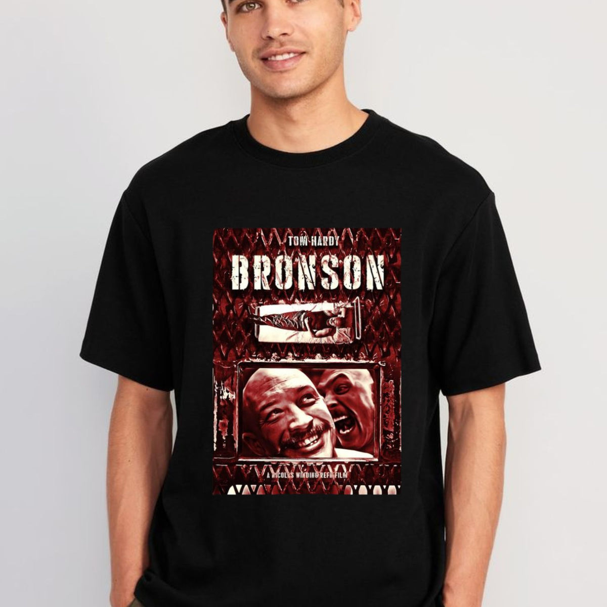 Cult Classic Movie Top – Bronson Retro Action Graphic Apparel