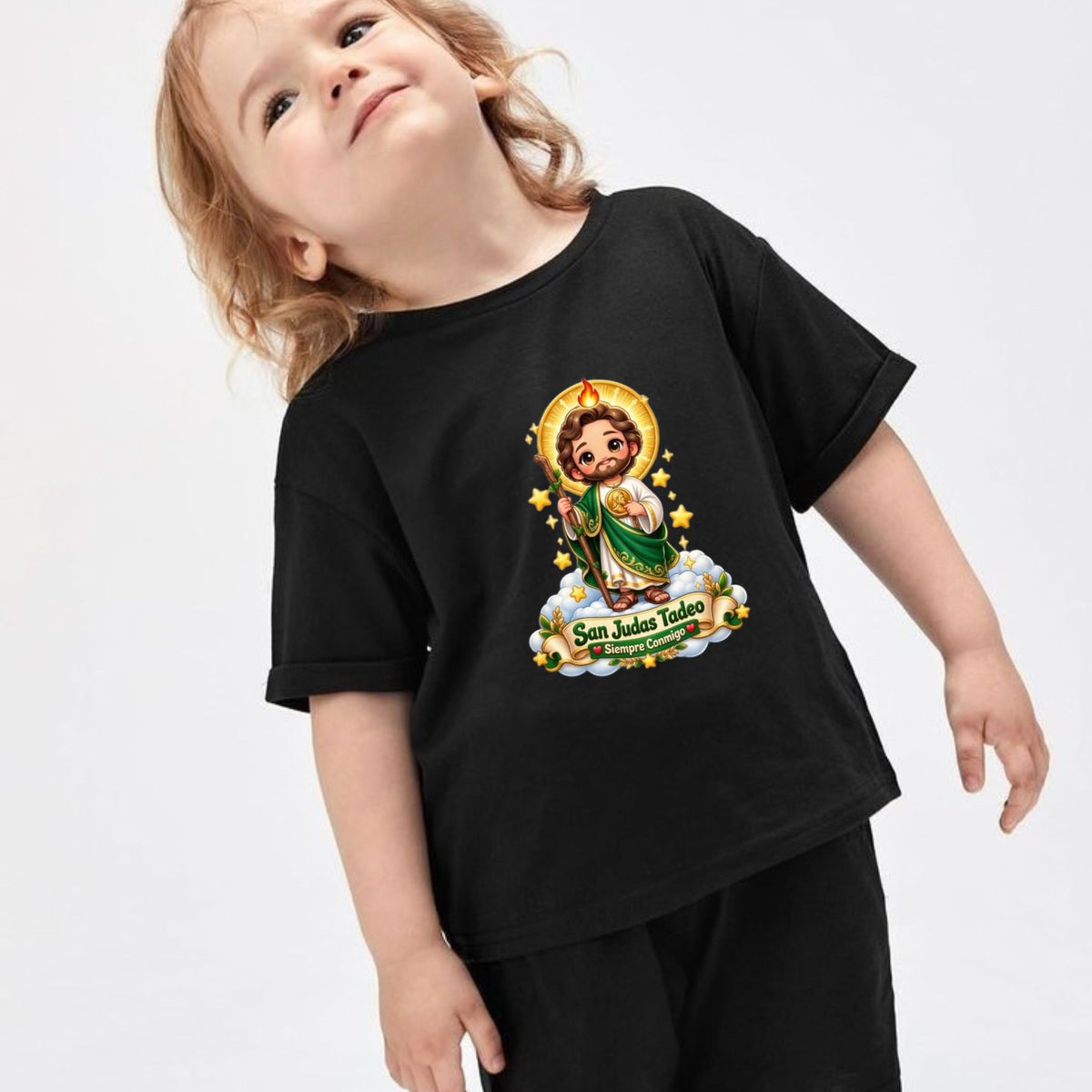 San Judas Tadeo Siempre Conmigo Kids T-Shirt