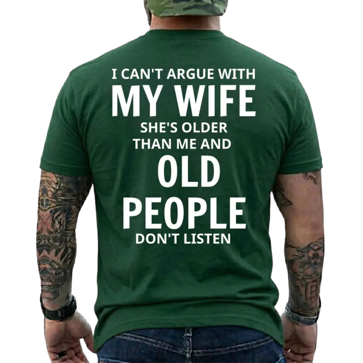 "She's Older Than Me" Funny Age Difference Husband Unisex T-Shirt