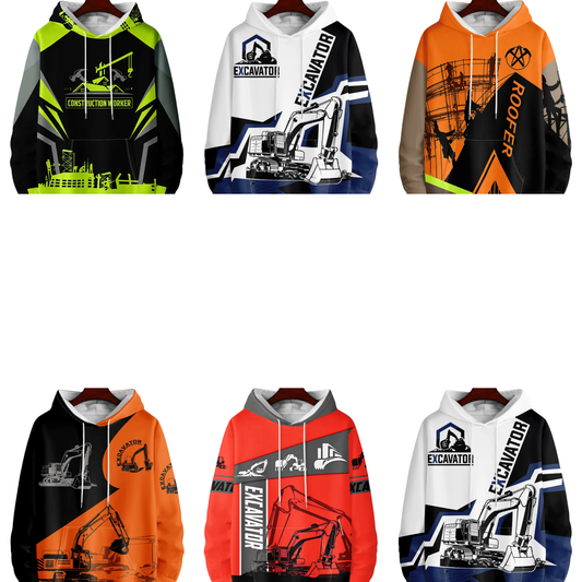 Scaffold Surge Hoodie – Realistic Scaffolder Construction Safety Graphic Pullover