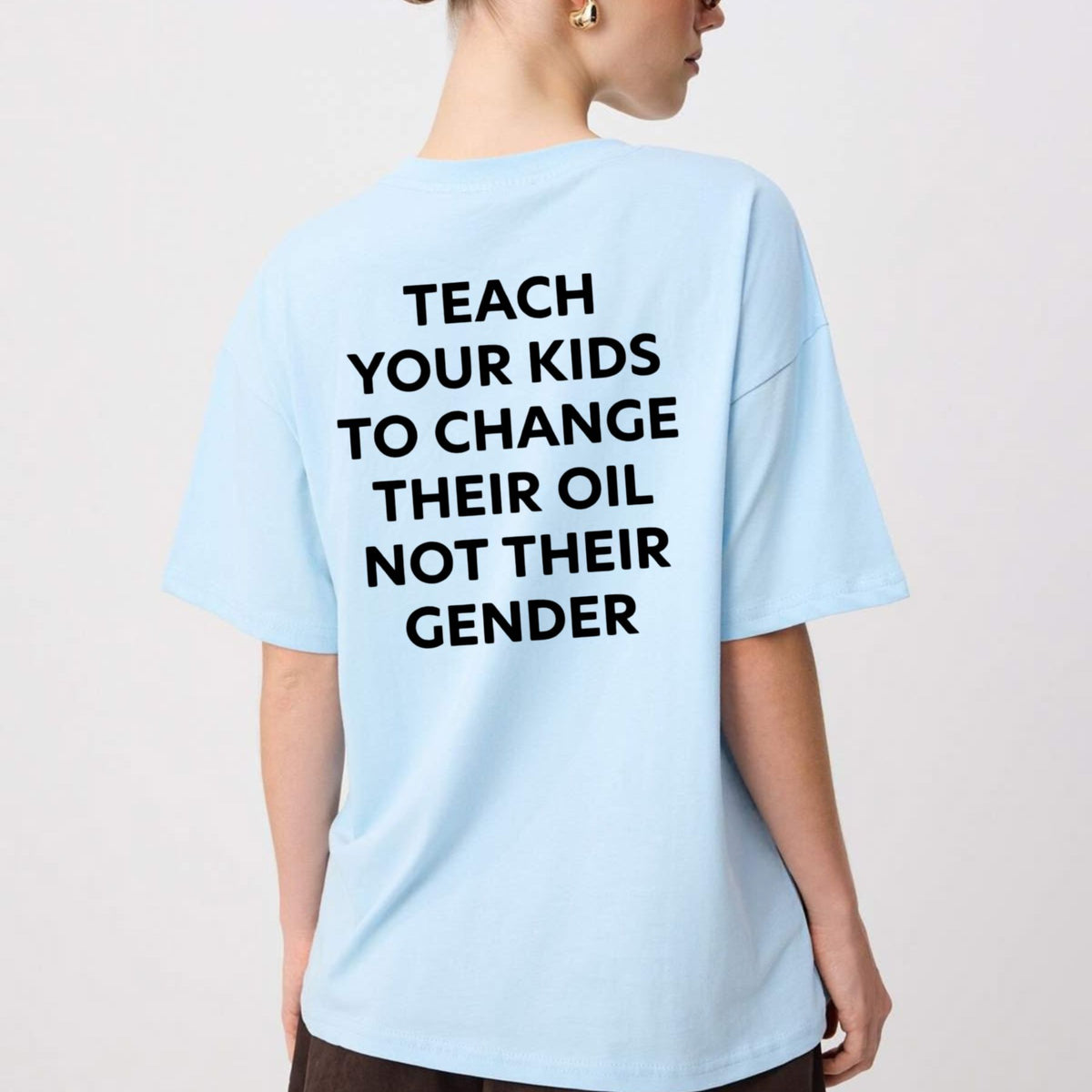Grease Over Gender Values T-Shirt – Practical Life Skills Patriotic Graphic Tee
