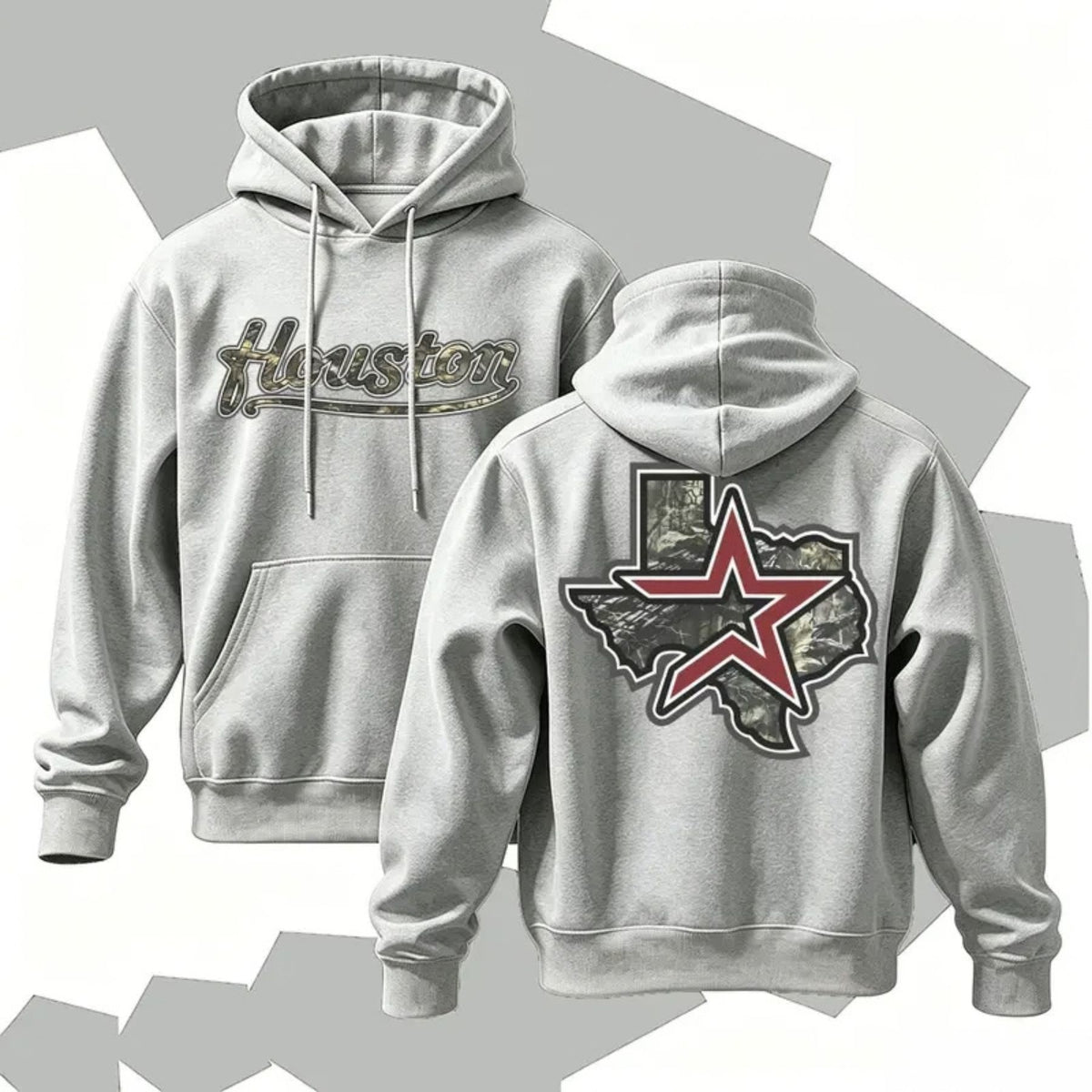 Texas Hoodie – Houston City Style Sweatshirt, Retro Lone Star Graphic Pullover for Men & Women