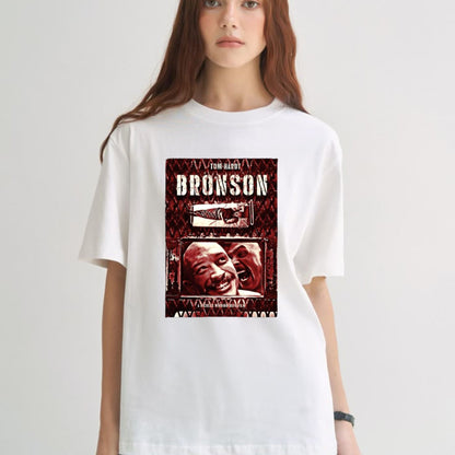Cult Classic Movie Top – Bronson Retro Action Graphic Apparel