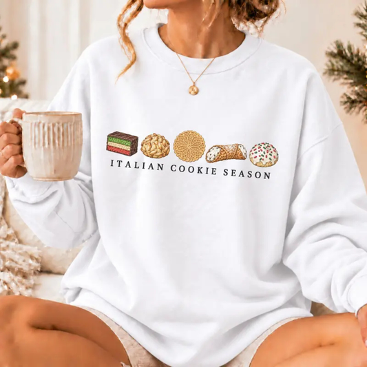 Italian Bakery Christmas Crewneck Sweatshirt | Gift for Italian Bakers