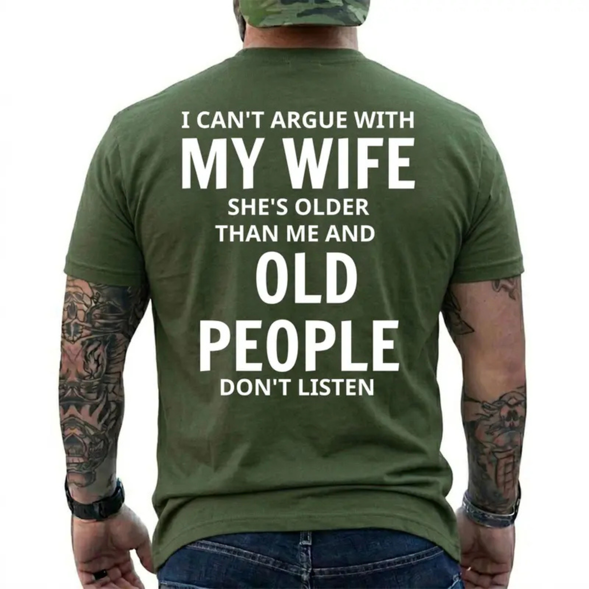 "She's Older Than Me" Funny Age Difference Husband Unisex T-Shirt