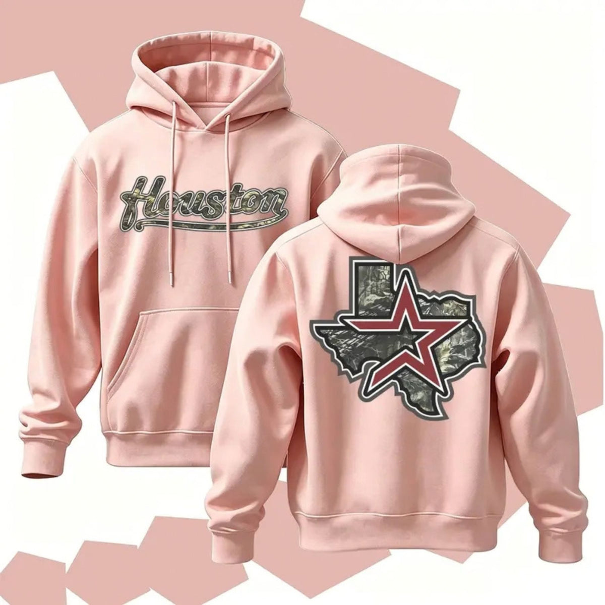 Texas Hoodie – Houston City Style Sweatshirt, Retro Lone Star Graphic Pullover for Men & Women