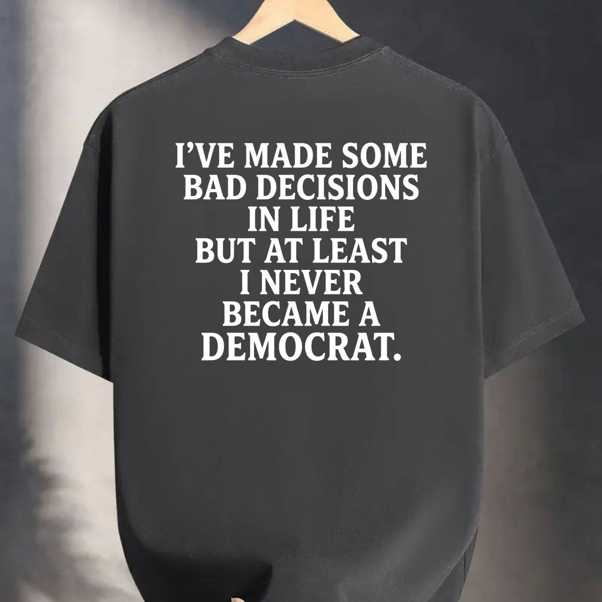 Questionable Life Choices Club T-Shirt – Funny Political Satire Graphic Tee
