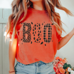 Comfort Colors® Halloween Boo Leopard Print Ghost T-Shirt
