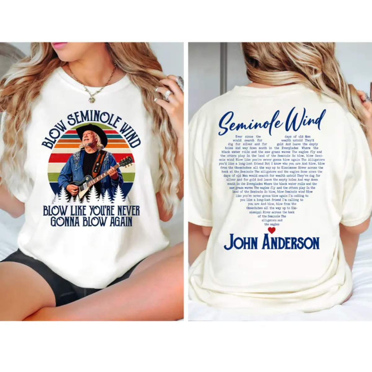 John Anderson "Seminole Wind" Memorial Tribute T-Shirt