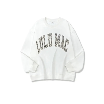 Parke Horizon Crewneck – Retro Puff Letter Print Sweatshirt