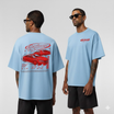 Chained Protocol Cyber Tee – Restrained Anchor Cyberpunk Streetwear Shirt