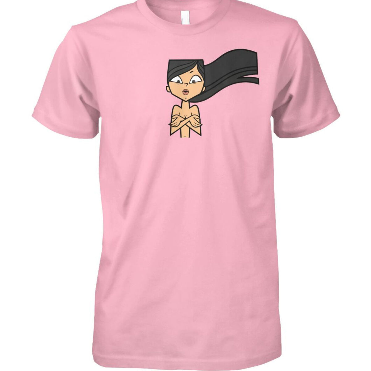 Total Drama Island Heather Ripped Off T-Shirt – Vintage 2000s Cartoon Graphic Tee