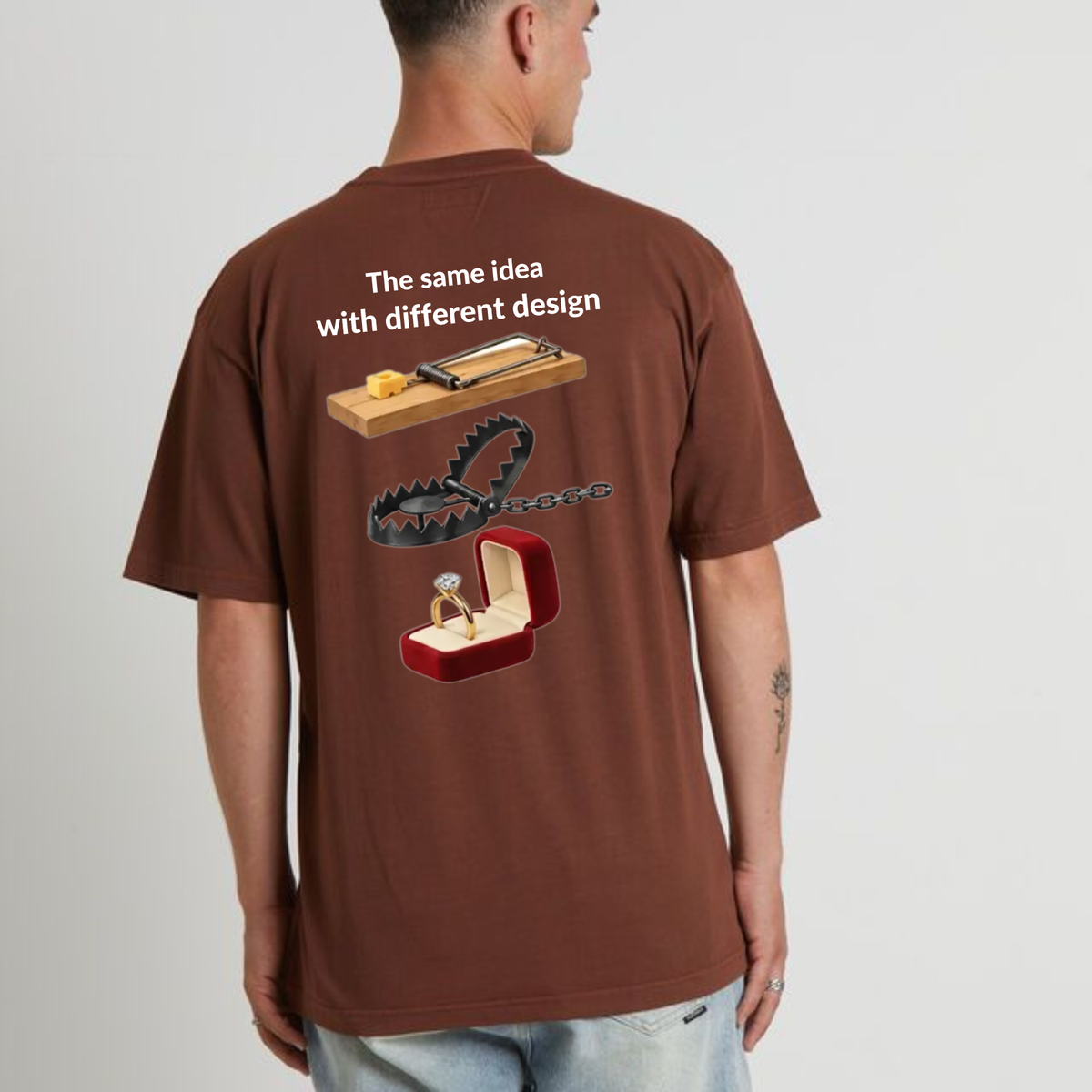 "Same Idea Different Design" Witty Graphic Designer Sarcastic T-Shirt