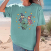 90s Wizard Cats T-Shirt – Retro Vintage Witch Kittens in a Circle Graphic Tee