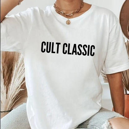 Cult Classic Club Music Graphic Tee - Vintage Soft Cotton Unisex Minimalist Pop Culture Streetwear T-Shirt