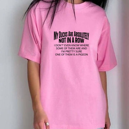 Unorganized Chaos Club T-Shirt – Relatable Duck Humor Graphic Tee