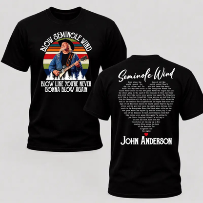 John Anderson "Seminole Wind" Memorial Tribute T-Shirt