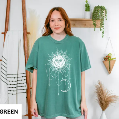 Comfort Colors® Patricia Boho Sun and Moon T-Shirt