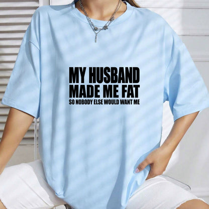Husband Feeding Strategy T-Shirt – Funny Married Life Humor Graphic Tee