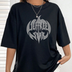 Obsidian Blast Logo Tee – Gothic Metal Dark Aesthetic Heavy Metal Streetwear Shirt