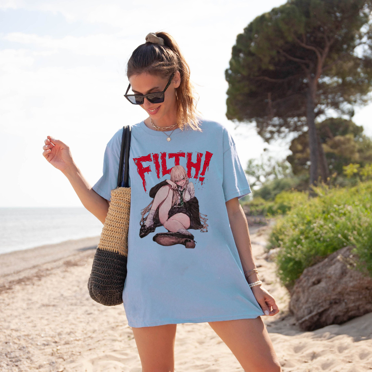 FILTH! Unisex T-Shirt – Dark Academia Girl Meme & Sarcastic Literary Graphic Tee