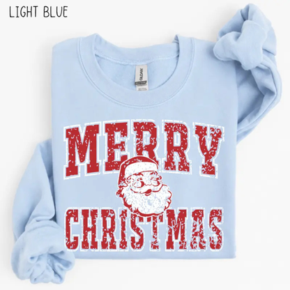 Merry Christmas Santa Collage Sweatshirt