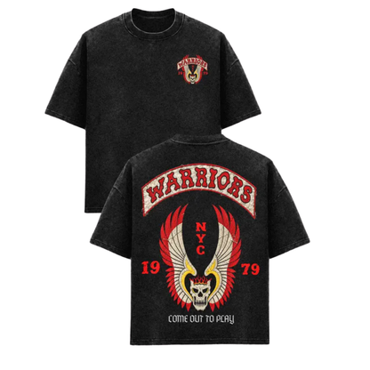 The Warriors 1979 Cult Film Vintage Washed Graphic Unisex Apparel Collection