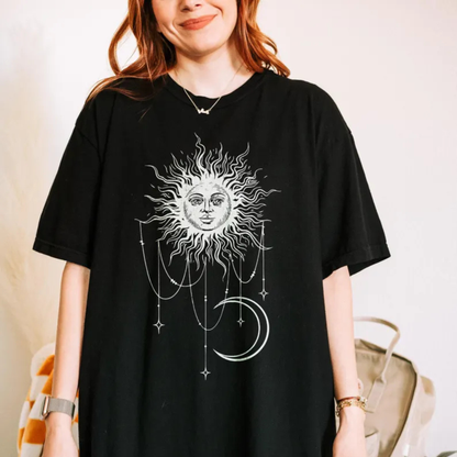 Comfort Colors® Patricia Boho Sun and Moon T-Shirt