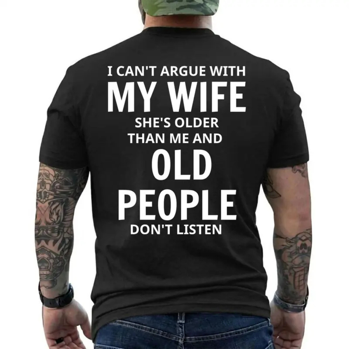 "She's Older Than Me" Funny Age Difference Husband Unisex T-Shirt