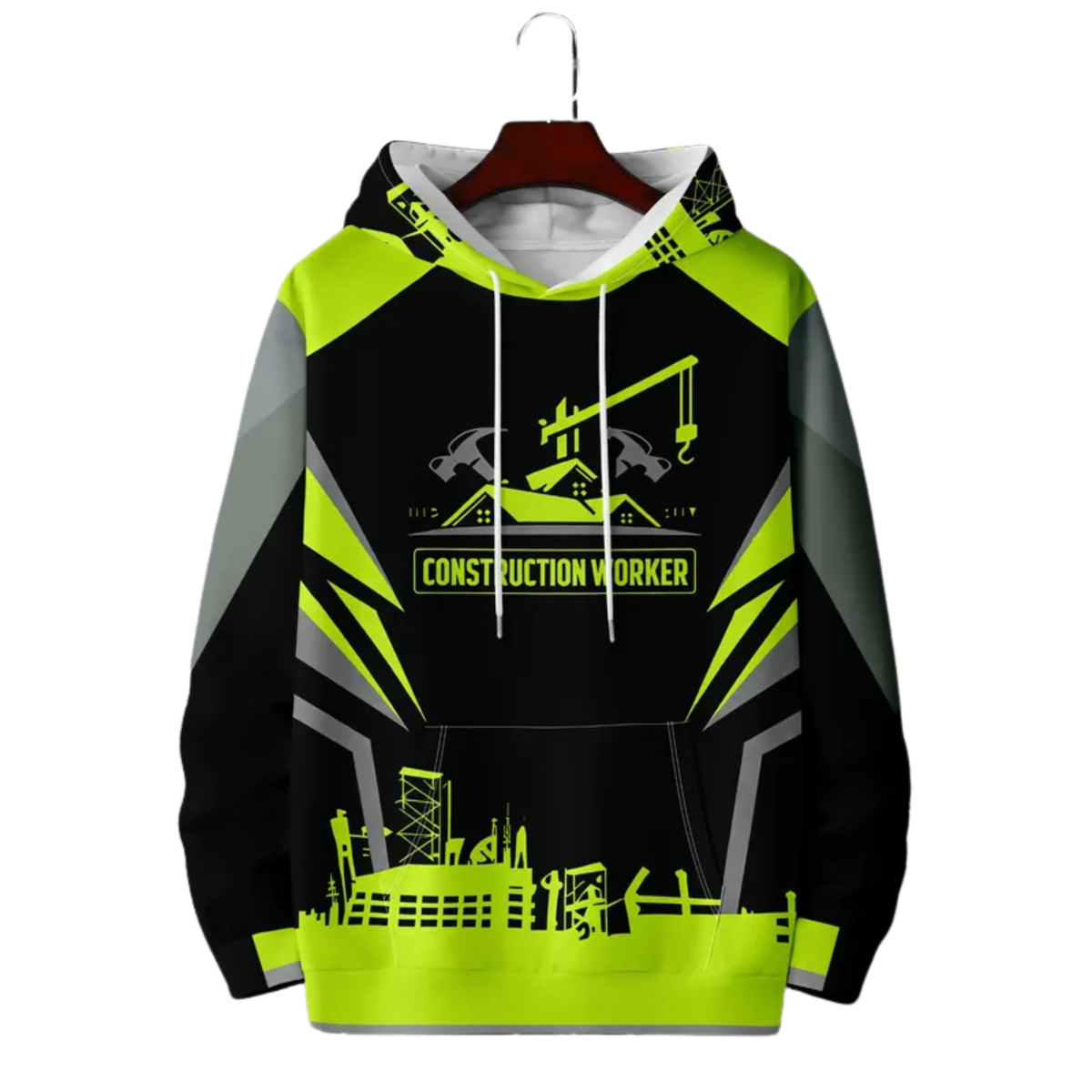 Scaffold Surge Hoodie – Realistic Scaffolder Construction Safety Graphic Pullover