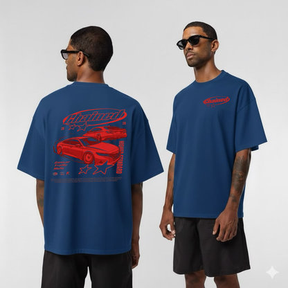 Chained Protocol Cyber Tee – Restrained Anchor Cyberpunk Streetwear Shirt