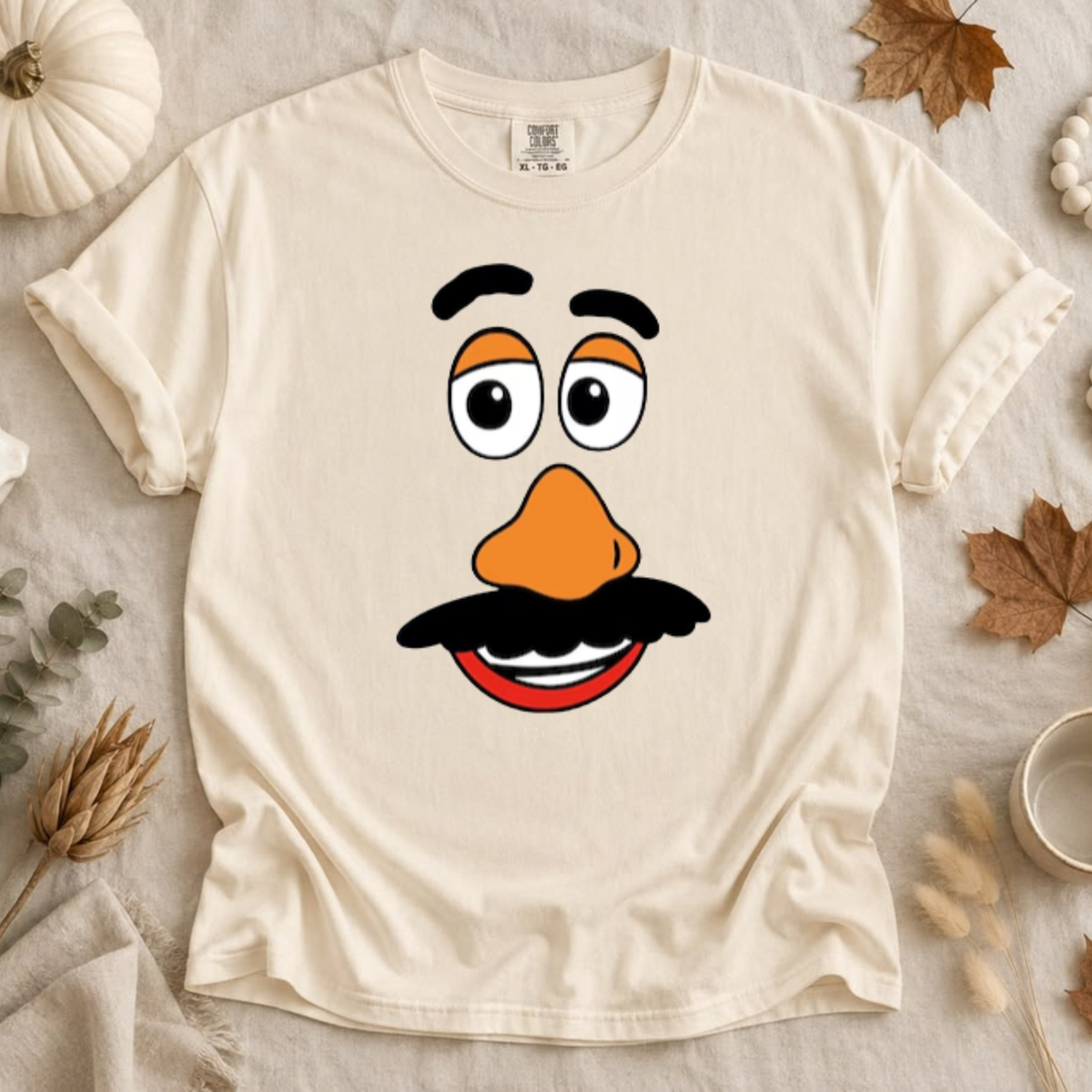 Comfort Colors® Mr & Mrs Potato Head Thanksgiving Custom Couple T-Shirt
