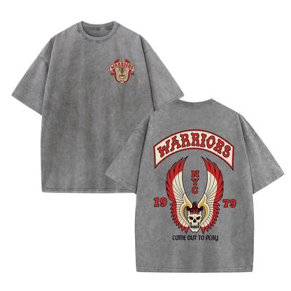 The Warriors 1979 Cult Film Vintage Washed Graphic Unisex Apparel Collection