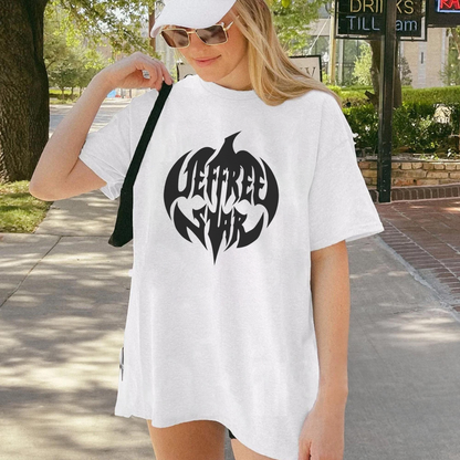 Obsidian Blast Logo Tee – Gothic Metal Dark Aesthetic Heavy Metal Streetwear Shirt