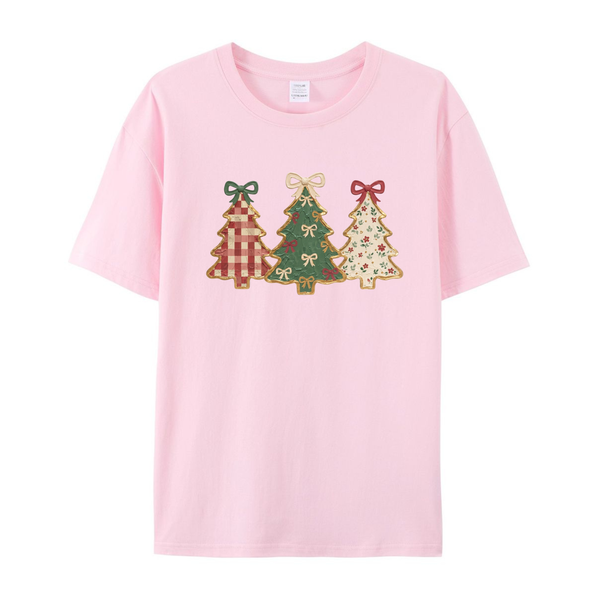 Pine Line Heritage Tee – Three Trees Vintage Christmas Shirt